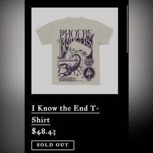 Phoebe Bridgers I know the end T shirt